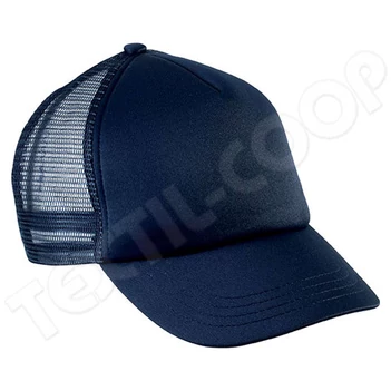 K-UP KP143 Kids' Trucker Mesh Cap - 5 Panels navy