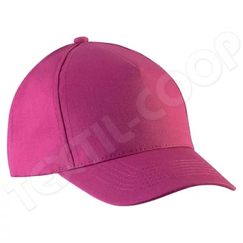 K-UP KP149 Kids' Cotton Cap - 5 Panels fuchsia