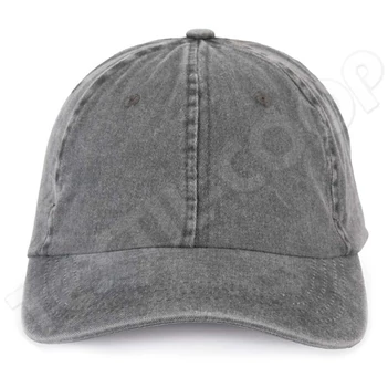 K-UP KP165 6 Panels Vintage Cap storm grey washed