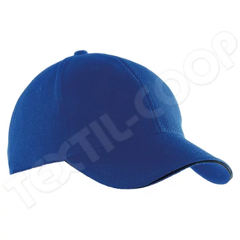 K-UP KP207 Sports Cap royal blue/black