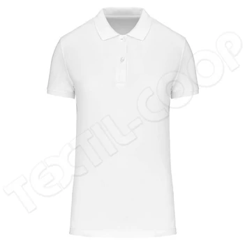 Kariban KA2026 Ladies' Organic 180 Pique Polo Shirt white