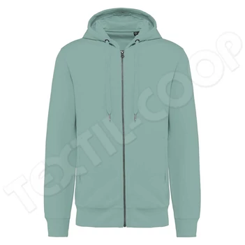 Kariban KA4008 Eco-Friendly Zipped Hooded Sweatshirt sage