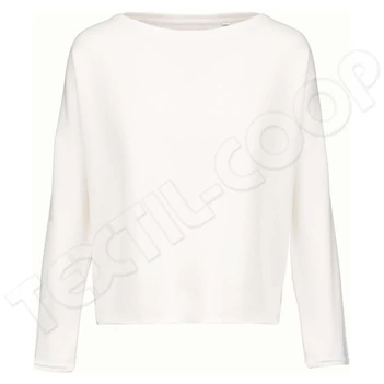 Kariban KA471 Ladies' Oversized Sweatshirt white