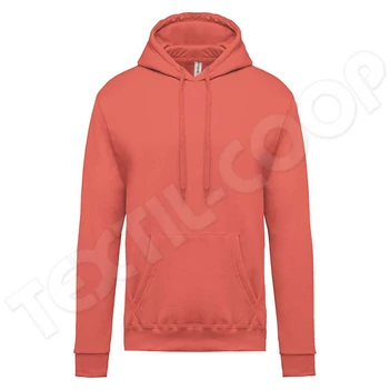 Kariban KA476 Hooded Sweatshirt true coral