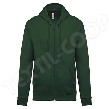 Kariban KA479 Full Zip Hooded Sweatshirt forest green