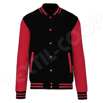 Kariban KA497 Unisex Teddy Fleece Jacket black/red
