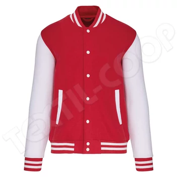 Kariban KA497 Unisex Teddy Fleece Jacket red/white