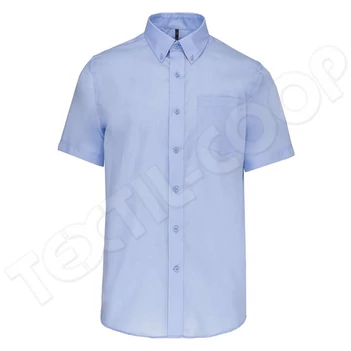 Kariban KA539 Men's Short-Sleeved Non-Iron Shirt sky