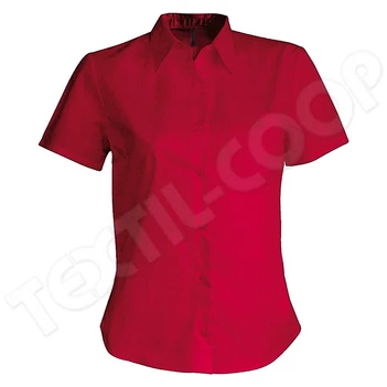 Kariban KA548 Judith Short-Sleeved Shirt red