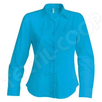 Kariban KA549 Jessica Long-Sleeved Shirt turquoise