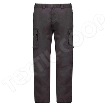 Kariban KA744 Men's Multipocket Trousers grey