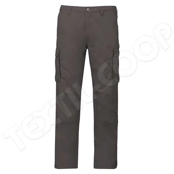 Kariban KA745 Lightweight Multipocket Trousers light charcoal