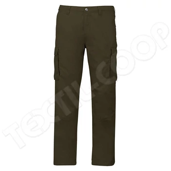 Kariban KA745 Lightweight Multipocket Trousers light khaki