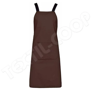 Kariban KA8002 Organic Cotton Apron chocolate