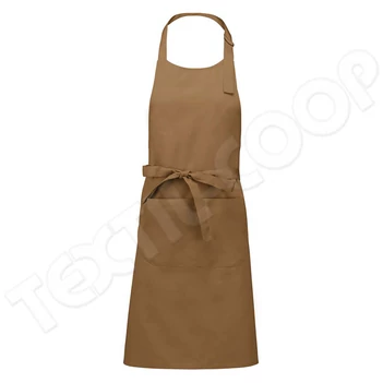 Kariban KA890 Polyester Cotton Apron With Pocket camel