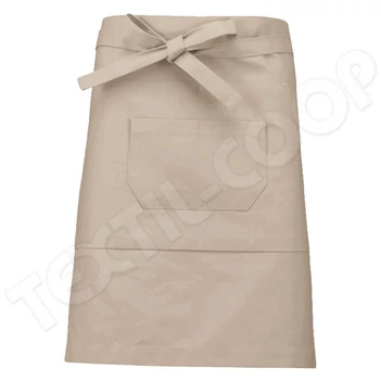 Kariban KA898 Cotton Mid-Length Apron beige