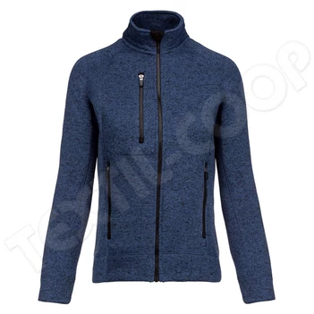 Kariban KA9107 Ladies' Full Zip Heather Jacket navy