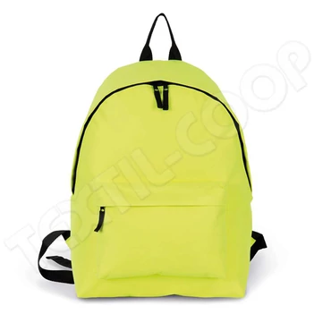 Kimood KI0130 Classic Backpack fluorescent yellow/black