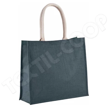 Kimood KI0219 Jute Beach Bag midnight blue