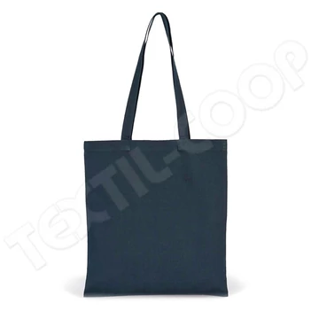 Kimood KI0250 Cotton Canvas Shopper Bag navy
