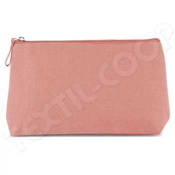 Kimood KI0727 Cotton Canvas Toiletry Bag pink