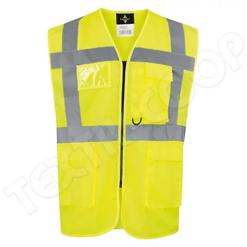 Korntex KXCMF Hamburg Comfort Executive Safety Vest yellow