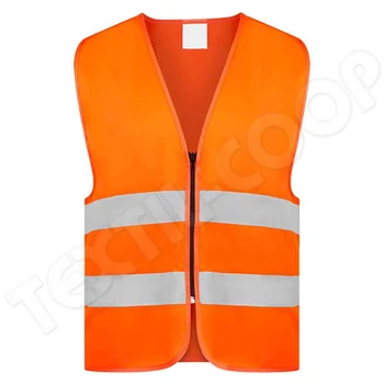Korntex KXRX217 Cologne Safety Vest With Zipper orange