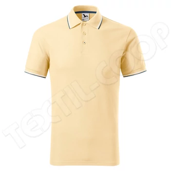 Malfini Focus galléros férfi póló 232 - bourbon vanilla
