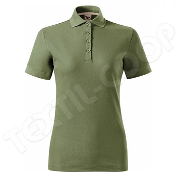 Malfini galléros póló női Prime 235 - khaki