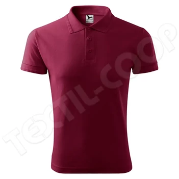 Malfini Pique galléros póló férfi 203 garnet