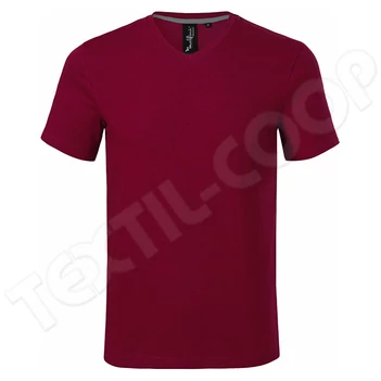 Malfini póló férfi Action V-neck 700 - garnet