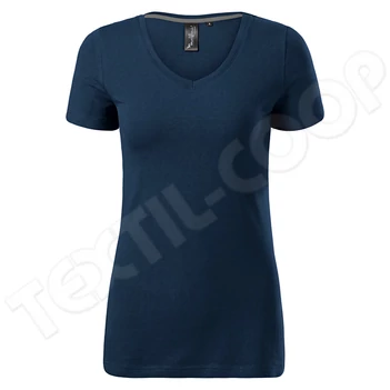 Malfini póló női Action V-neck 701 - tengerészkék
