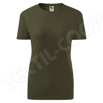 Malfini póló női Classic New 133 military