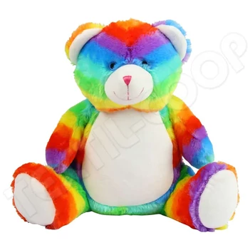 Mumbles MM555 Zippie Rainbow Bear multi color