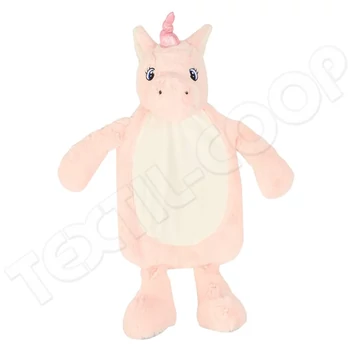Mumbles MM605 Unicorn 2 Ltr Hot Water Bottle Cover pink