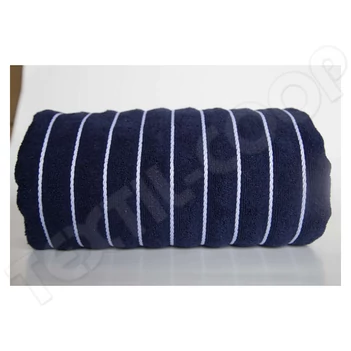 Olima OL2000 Beach Striped Towel navy/white