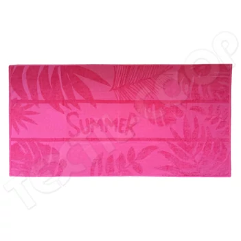 Olima OL3010 Jacquard strandtörölköző heliconia - 90x170
