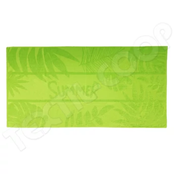 Olima OL3010 Jacquard strandtörölköző lime - 90x170