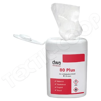 DWA 80 Plus kéz- és felületfertőtlenítő kendő 40 db