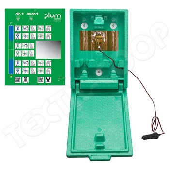 Plum 4551 Plug&amp;Heat fűthető fali szemkimosó állomás nagy