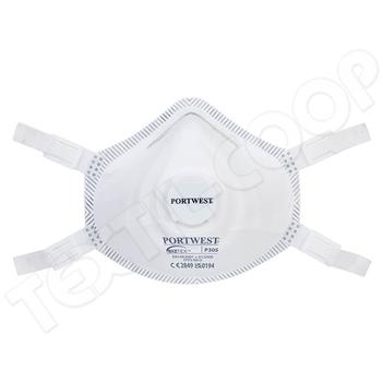 Portwest P305 FFP3 prémium légzésvédő maszk fehér PW-P305WHR