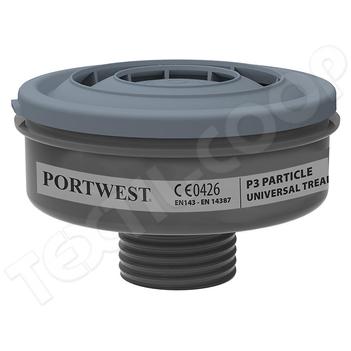 Portwest P946 P3 részecskeszűrő univerzális 6 db fekete PW-P946BKR