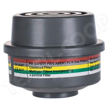 Portwest P970 ABEK1P3 szűrőbetét menetes 4 db szürke PW-P970GRR