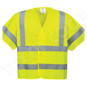Portwest C471 Hi-Vis rövid ujjú mellény sárga PW-C471YER