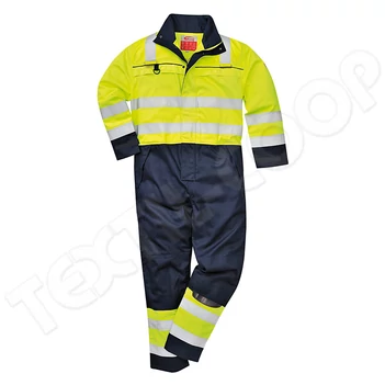 Portwest FR60 Multi-Norm HV overál sárga/navy PW-FR60YNR