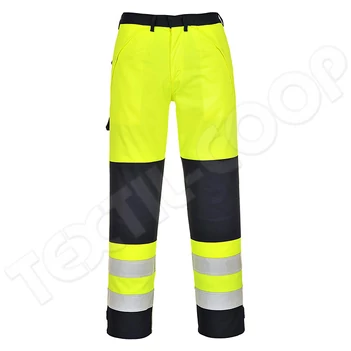 Portwest FR62 HV Multi-Norm nadrág sárga/navy PW-FR62YNR