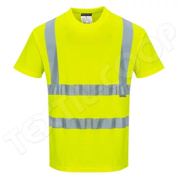 Portwest S170 Cotton Comfort HV póló sárga PW-S170YER