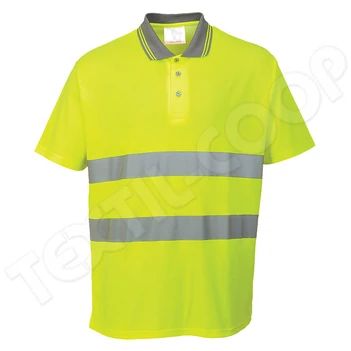 Portwest S171 Cotton Comfort HV pólóing sárga PW-S171YER