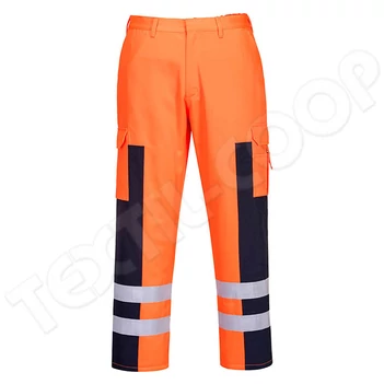 Portwest S919 Hi-Vis Ballistic nadrág narancs/navy PW-S919ONR