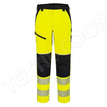 Portwest T141 PW3 Hi-Vis Stretch női nadrág sárga